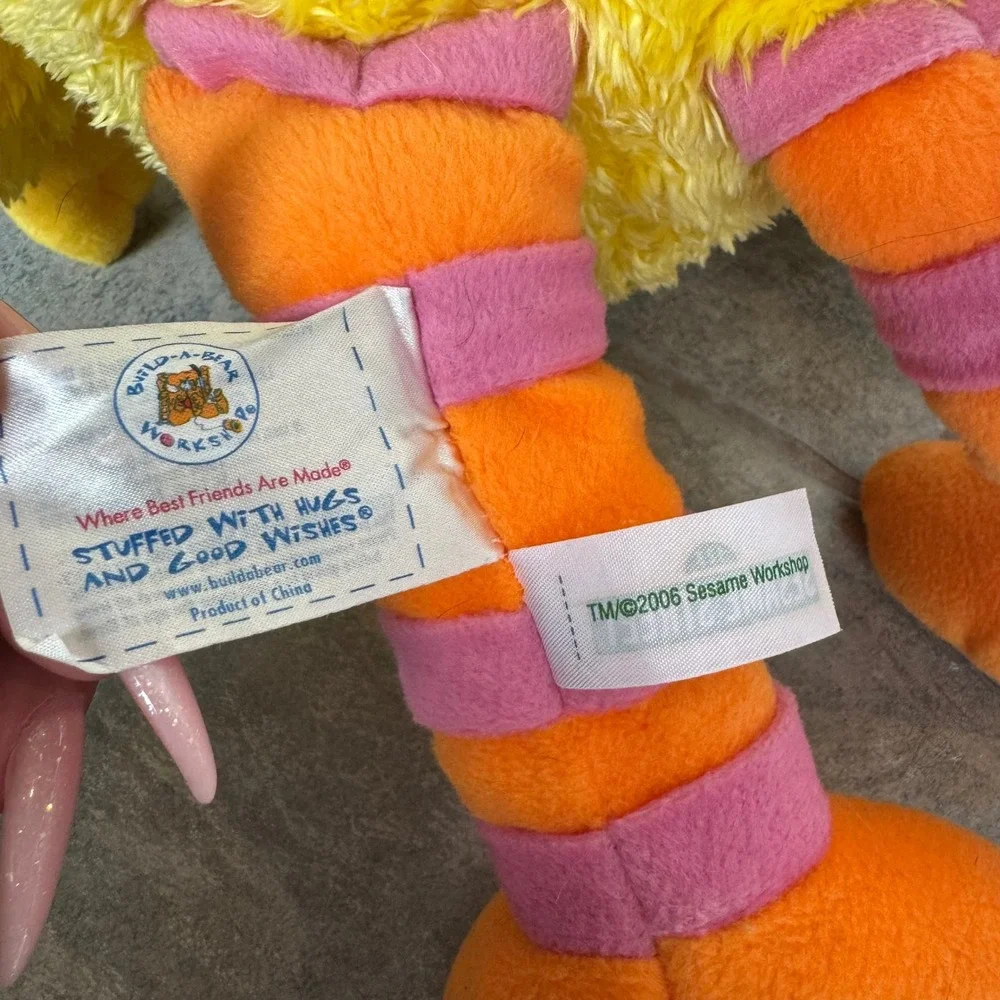 Rare 2006 Build-A-Bear Big Bird Plush 22